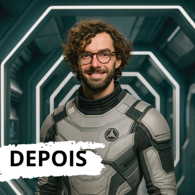 Depois - Edição profissional